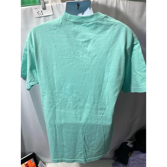 Orlando Florida Dolphin embroiderer shirt turquoise green color size Large - Picture 4 of 12